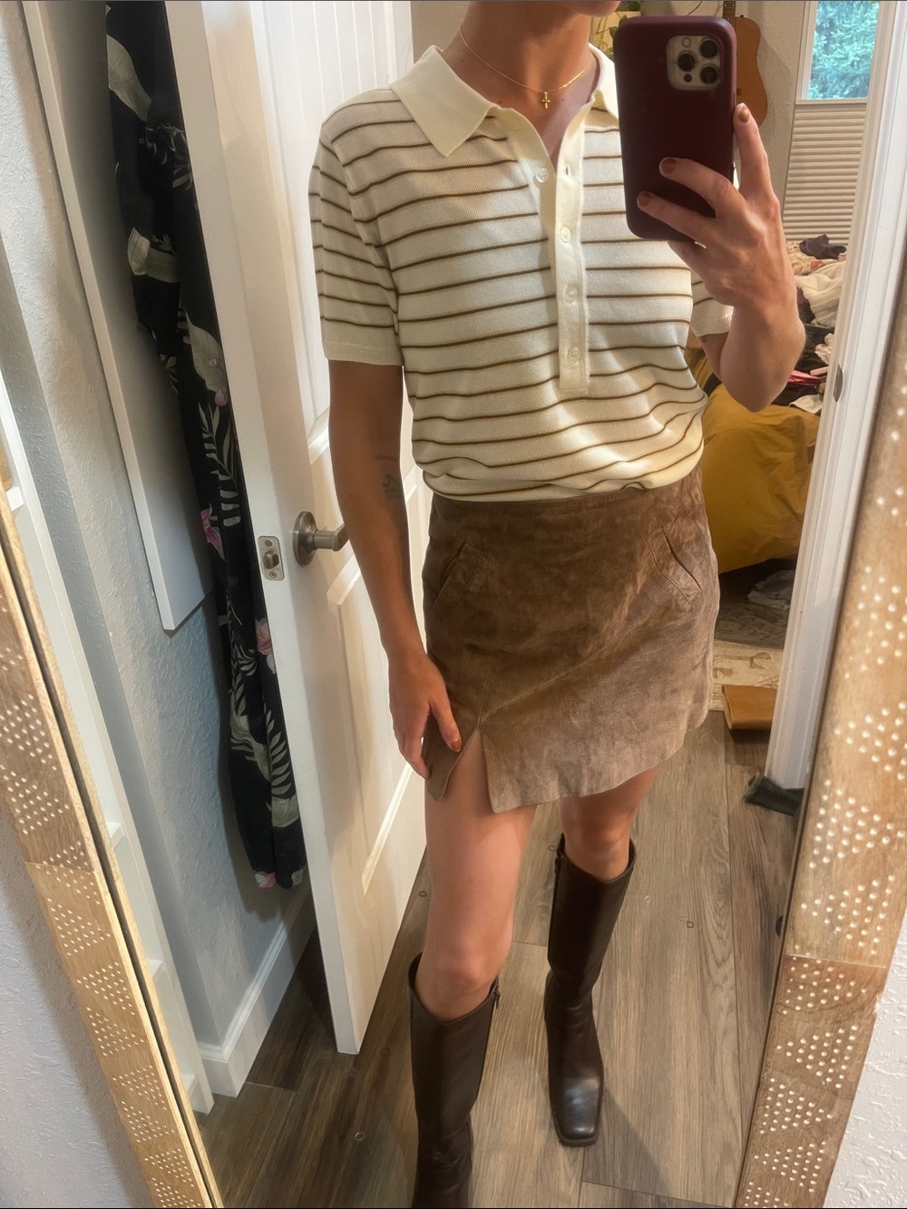 MNG knit top